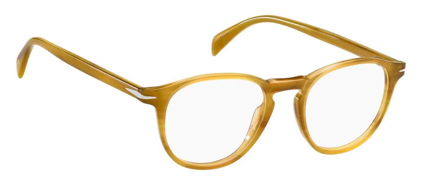 David Beckham DB1018 Eyeglasses - Gray Horn - view 27